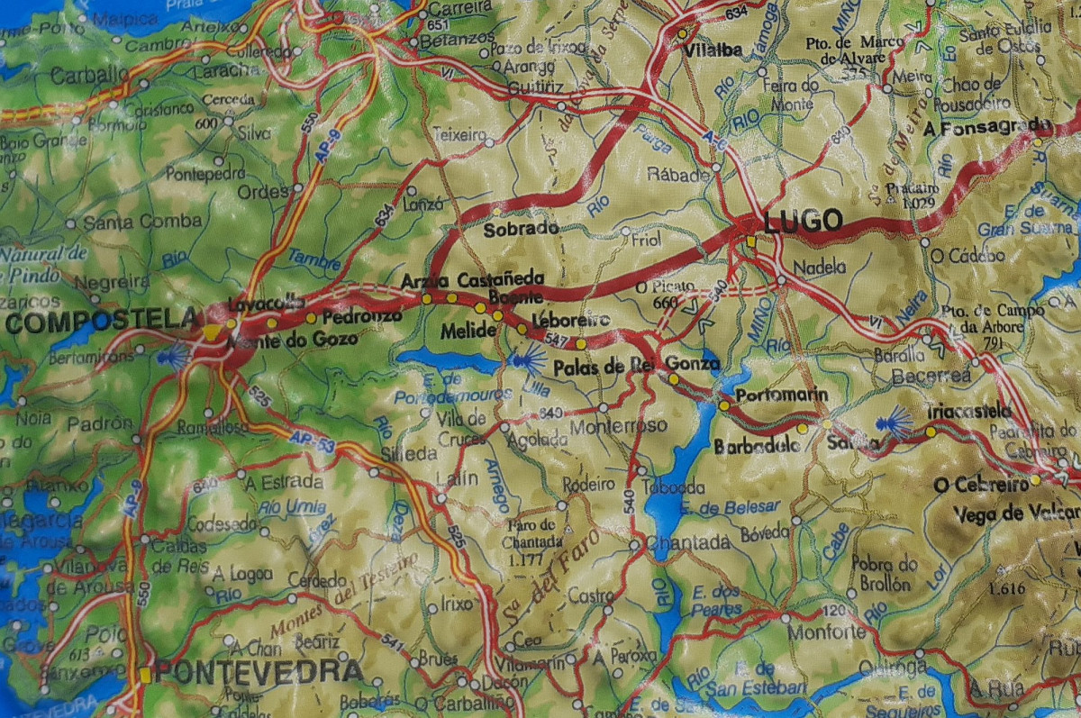 Relief Map of St. James, small