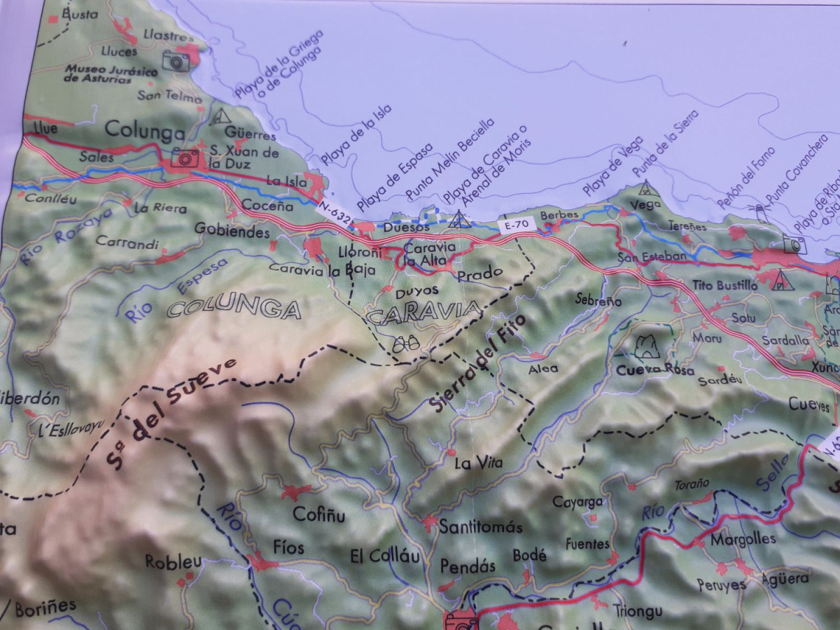 Relief Picos de Europa et Costa Oriental
