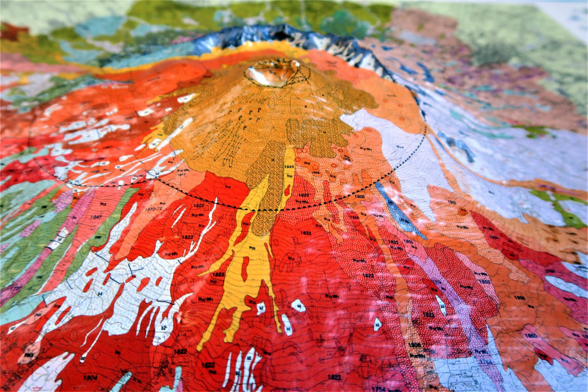 Geological Map Vesuv