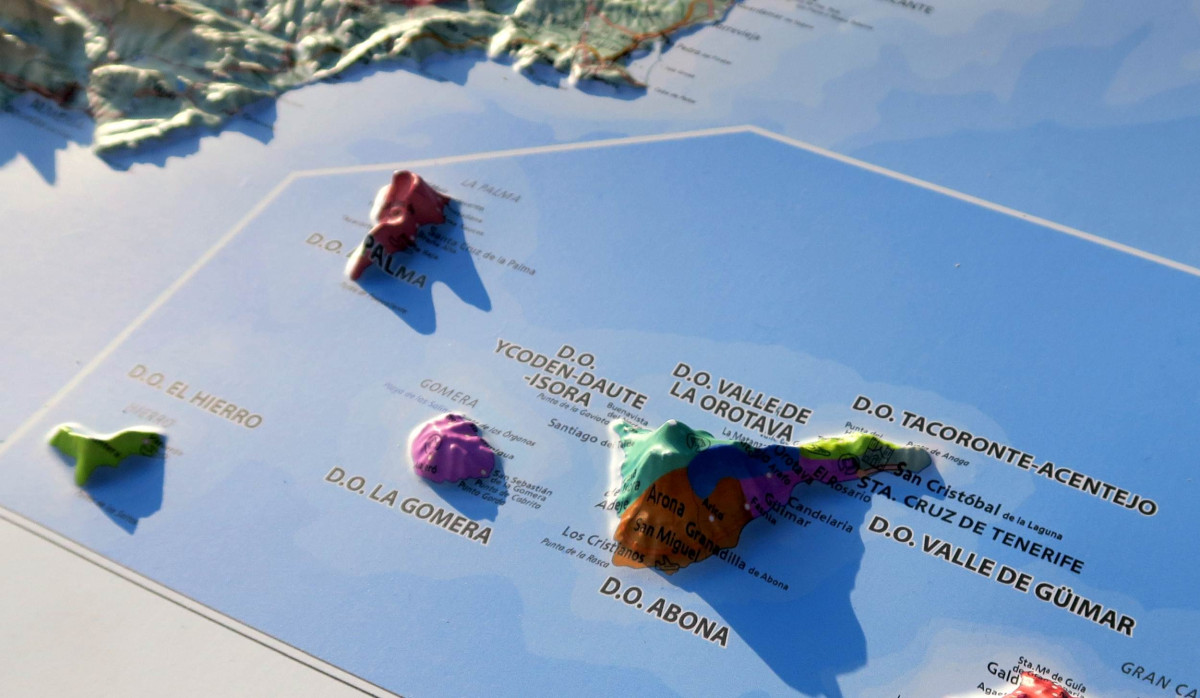 Reliefkarte_Weinregionen_Spanien und Portugal_Detail2