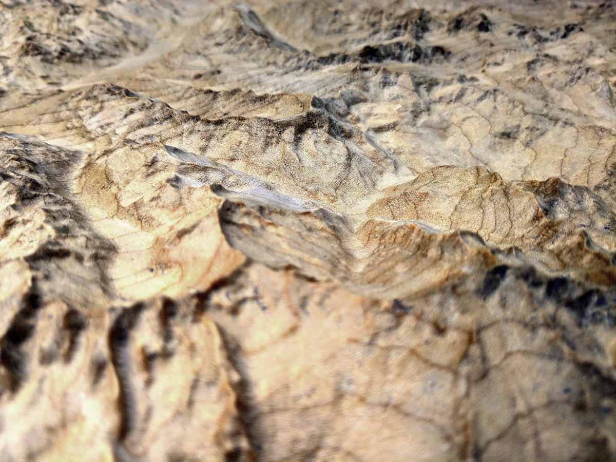 Reliefmodell_Landkarte_Holz
