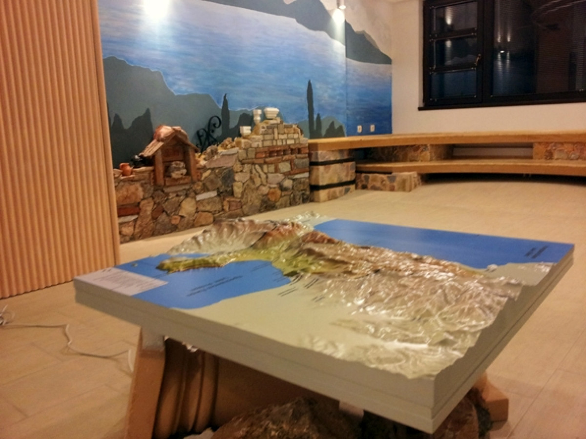 Terrain models - painted