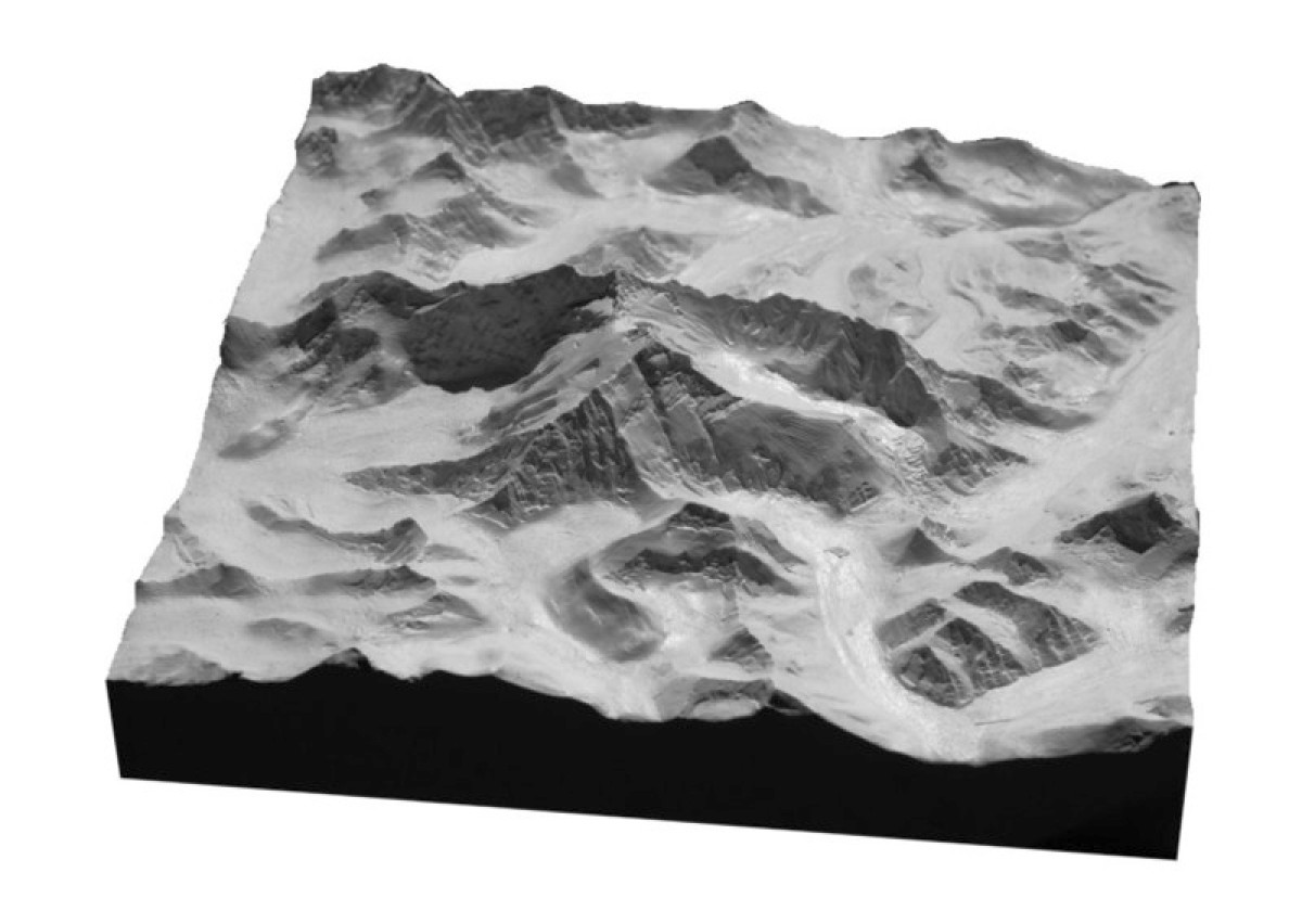 Mount Everest, 1: 100.000