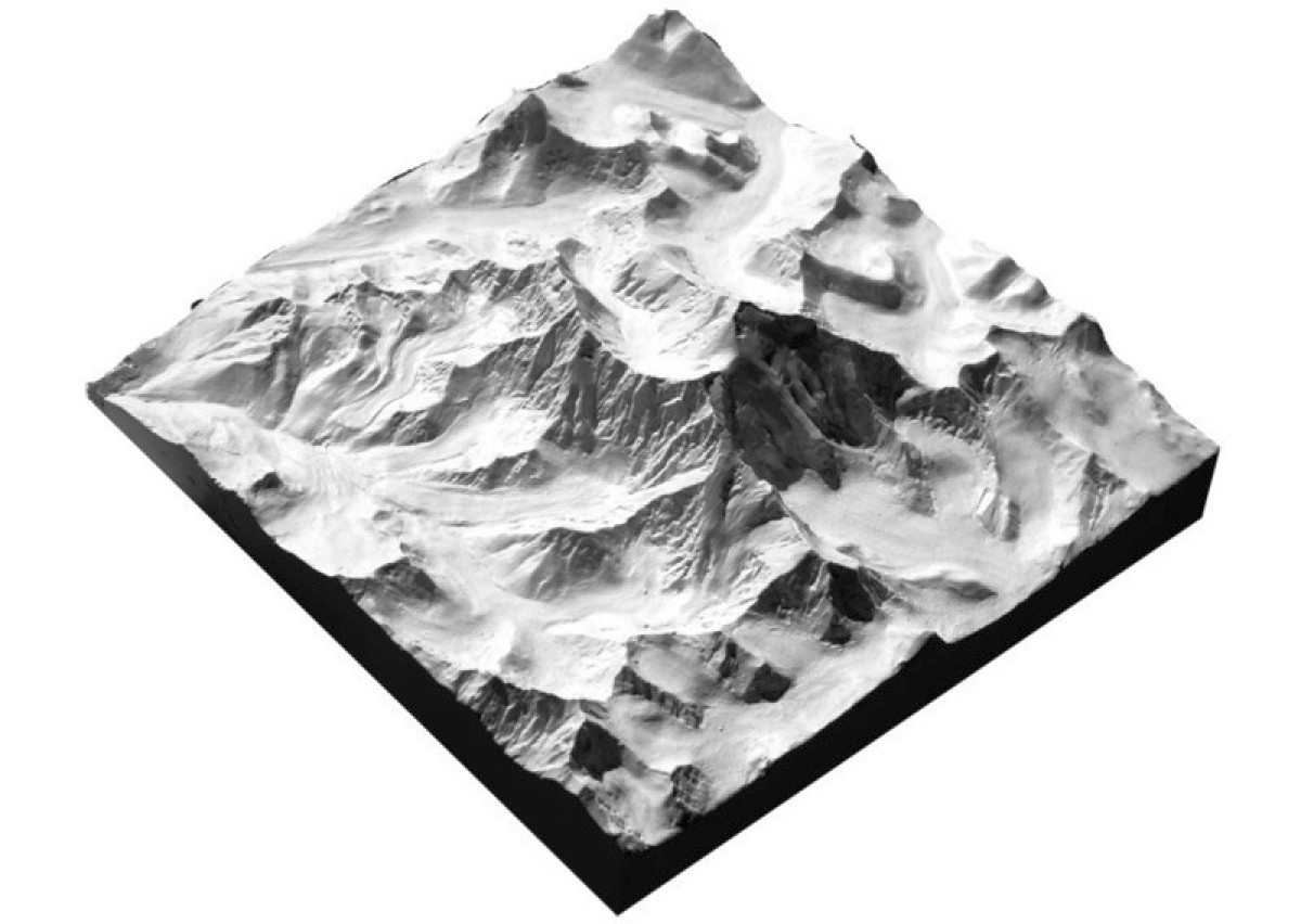 Mount Everest, 1: 100.000
