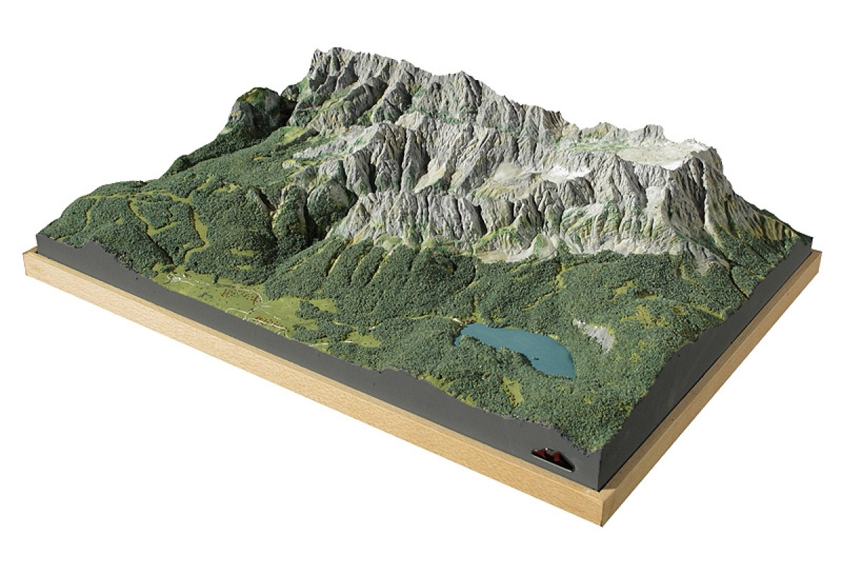 Bergmodell Zugspitze