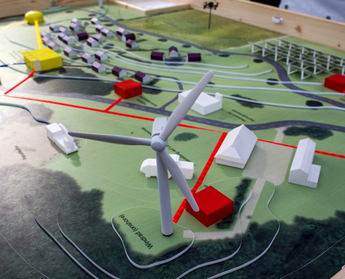 Terrain models stepped- printed