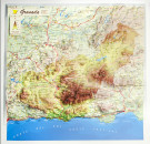 Raised relief map Granada