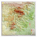 Raised relief map_Cevennes