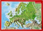 Relief map of Europe postcard - Kopie